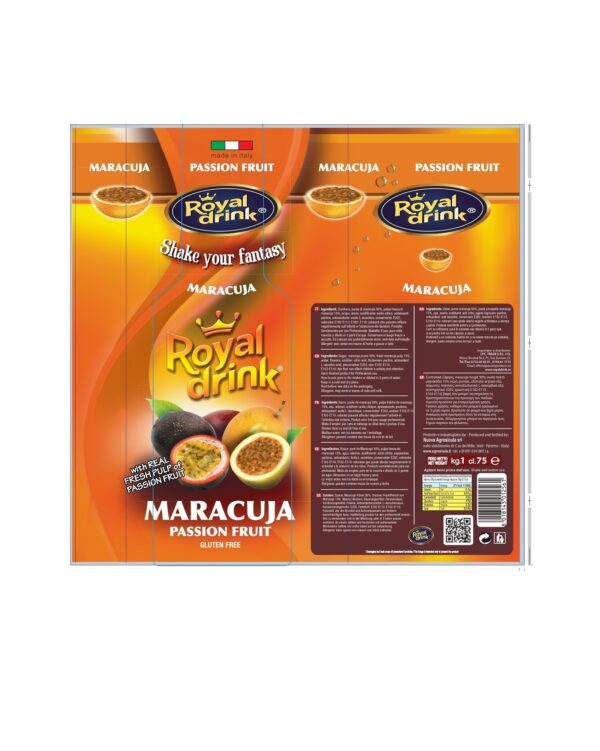 ROYAL DRINK Purée de fruits de la passion 750 ml