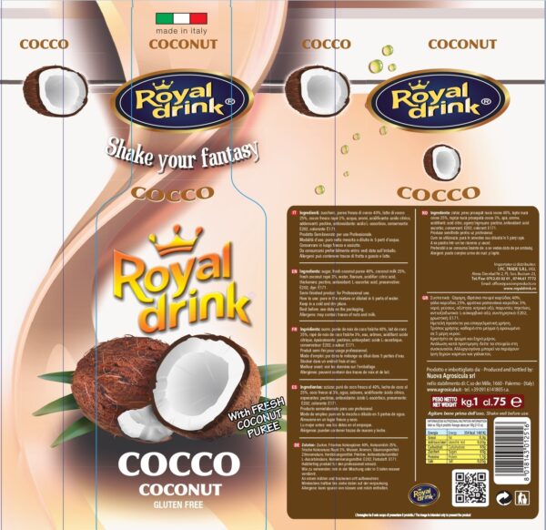 ROYAL DRINK Sirop de noisette